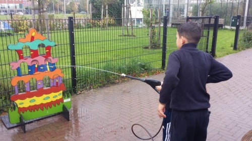 Brandweerspel - Verjaardagstaart